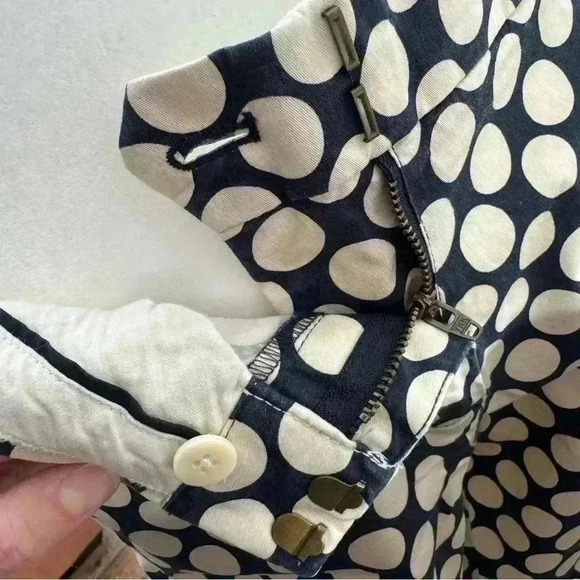 J. Crew Polka Dot Straight Leg  Pant - Picture 6 of 8